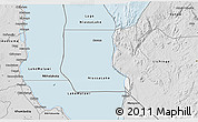 Silver Style 3D Map of Licincha