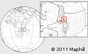 Blank Location Map of Licincha