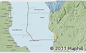 Savanna Style 3D Map of Niassa Lake