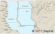 Shaded Relief 3D Map of Niassa Lake