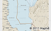 Classic Style Map of Niassa Lake