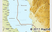 Physical Map of Niassa Lake