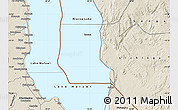 Shaded Relief Map of Niassa Lake