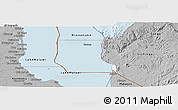 Gray Panoramic Map of Niassa Lake