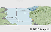 Savanna Style Panoramic Map of Niassa Lake