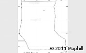 Blank Simple Map of Niassa Lake