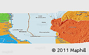 Political Panoramic Map of Licincha