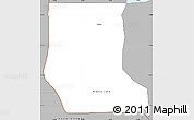 Gray Simple Map of Licincha