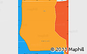 Political Simple Map of Licincha