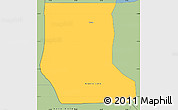 Savanna Style Simple Map of Licincha