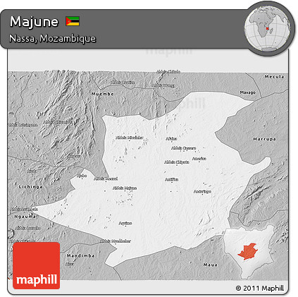 Gray 3D Map of Majune