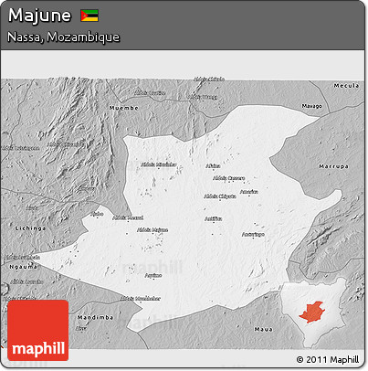 Gray 3D Map of Majune