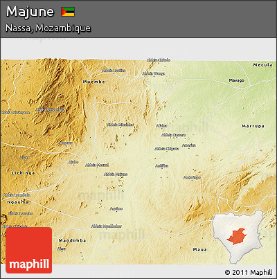 Physical 3D Map of Majune