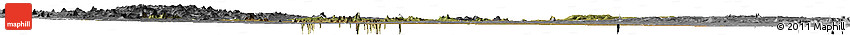 Satellite Horizon Map of Majune, desaturated