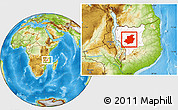 Physical Location Map of Majune, highlighted parent region