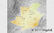 Physical Map of Majune, desaturated