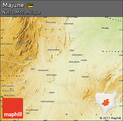 Physical Map of Majune