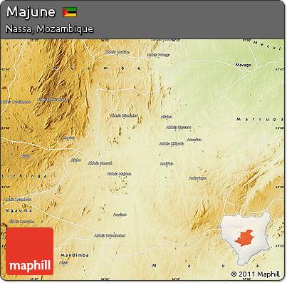 Physical Map of Majune