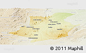 Physical Panoramic Map of Majune, lighten