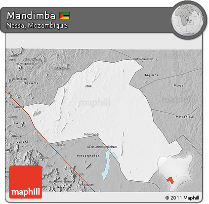 Gray 3D Map of Mandimba