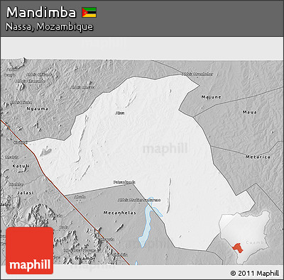 Gray 3D Map of Mandimba