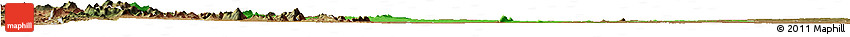 Political Horizon Map of Mandimba, satellite outside