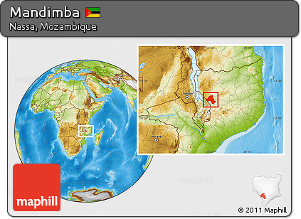 Physical Location Map of Mandimba