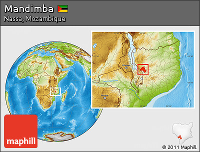 Physical Location Map of Mandimba