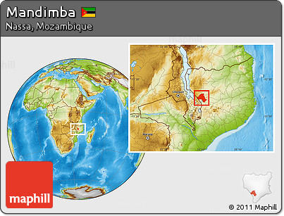 Physical Location Map of Mandimba