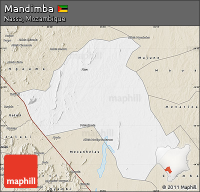 Classic Style Map of Mandimba