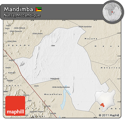 Classic Style Map of Mandimba