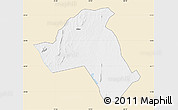 Classic Style Map of Mandimba, single color outside