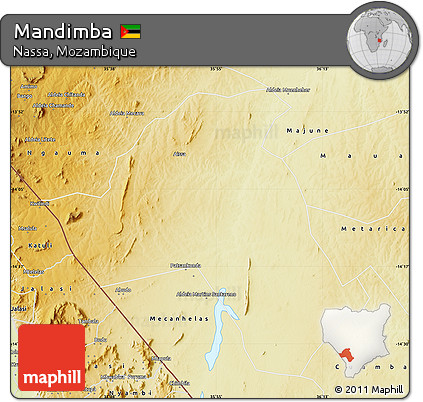 Physical Map of Mandimba