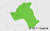 Political Map of Mandimba, single color outside