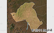Satellite Map of Mandimba, darken