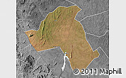 Satellite Map of Mandimba, desaturated