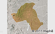 Satellite Map of Mandimba, lighten, semi-desaturated