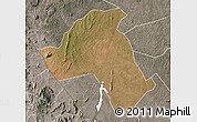 Satellite Map of Mandimba, semi-desaturated