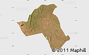 Satellite Map of Mandimba, single color outside
