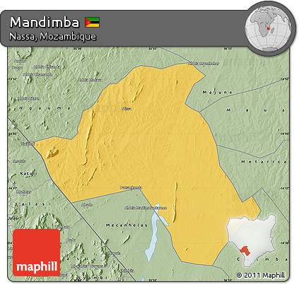 Savanna Style Map of Mandimba