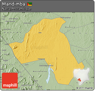 Savanna Style Map of Mandimba