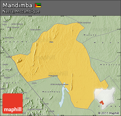 Savanna Style Map of Mandimba