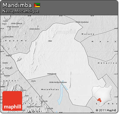 Silver Style Map of Mandimba