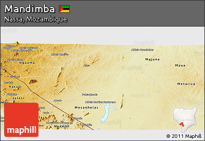 Physical Panoramic Map of Mandimba