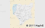 Classic Style Map of Nassa, single color outside