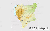 Physical Map of Nassa, cropped outside