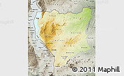 Physical Map of Nassa, semi-desaturated