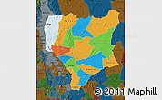 Political Map of Nassa, darken