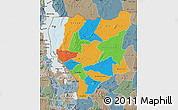 Political Map of Nassa, semi-desaturated