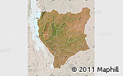 Satellite Map of Nassa, lighten